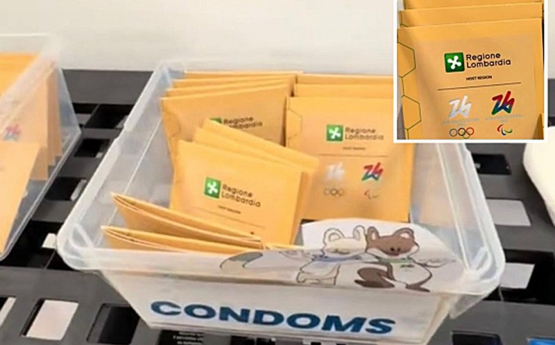 JO 2026: Prezervativele s-au epuizat în Satul Olimpic: 15.000 în trei zile. Dar se vând online pentru 105 euro