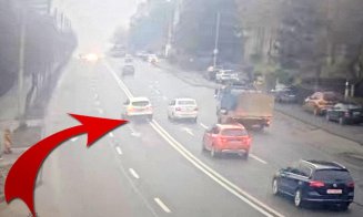 Cluj-Napoca: Șoferul care a depășit pe contrasens nu e un tinerel, ci un bătrânel de 70 de ani certat cu Codul Rutier. A rămas 2 luni fără carnet