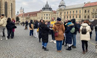 Protest animale Cluj-Napoca 22 februarie 2026