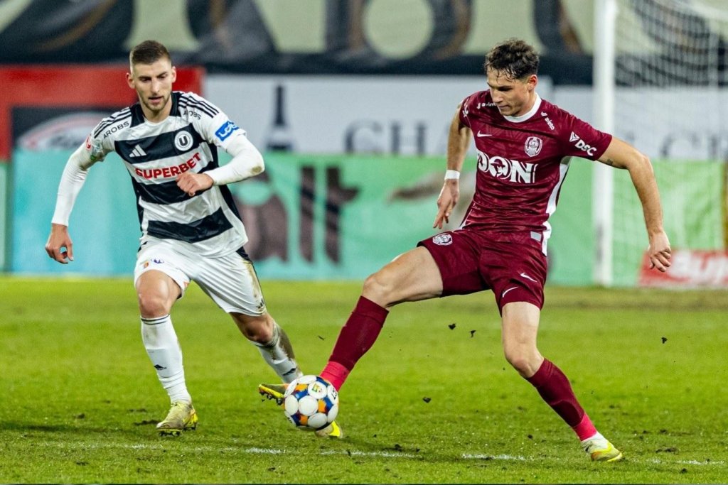 Doi jucători de la "U" și doi de la CFR, incluși în echipa ideală a etapei din Superligă