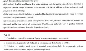 ”Cei care și-au pierdut rahații câinilor, vă rog să îi ridicați de pe trotuar. Că ne împiedicăm de ei zilnic!!!”