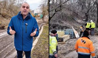 Se extinde zona verde a Clujului. Luicrări în zona Parcului Rozelor / Garajele și construcțiile provizorii existente sunt eliminate