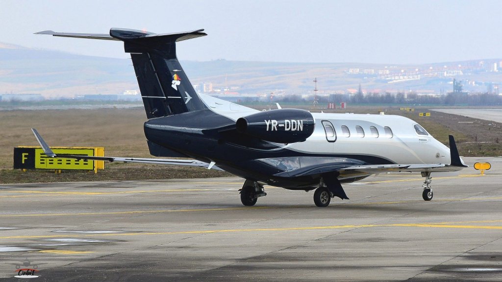 Avionul de 9 milioane de euro al fraților Pavăl, surprins la Cluj