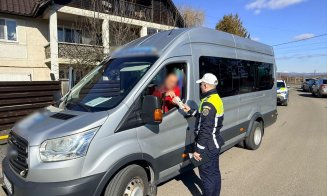 Transport de persoane și produse alimentare verificat de polițiștii clujeni. S-au dat amenzi usturătoare