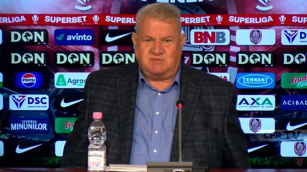 Reacția lui Mureșan după ce Mandorlini a reclamat CFR-ul la FRF: "Să stea liniștit"