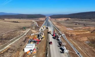 IMAGINI spectaculoase cu lotul complet Zimbor – Poarta Sălajului de pe Autostrada Transilvania. “Lucrarea avansează bine”