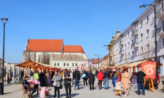 Primăvara a sosit la Turda: Târgul Mărțișorului e deschis până pe 8 martie