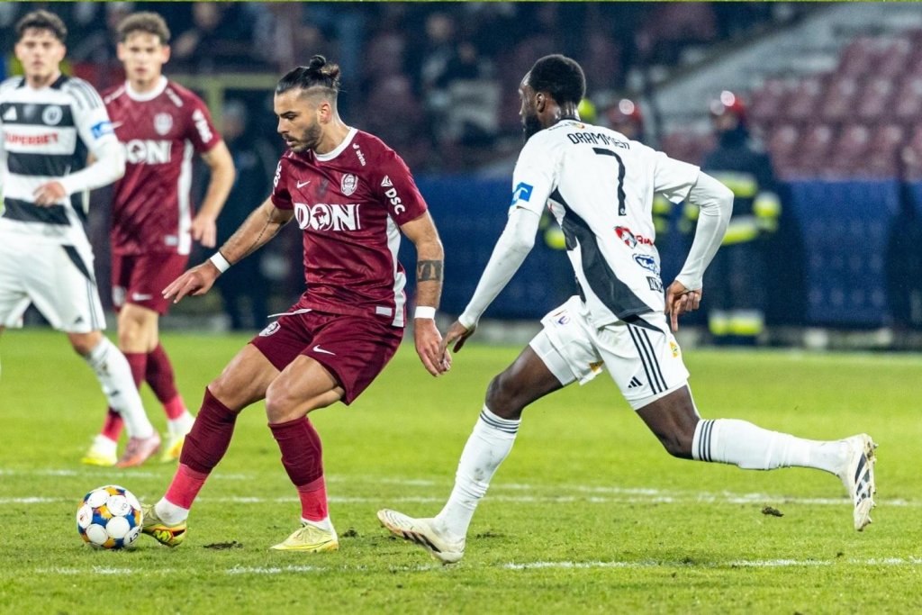 Doi jucători de la "U" și unul de la CFR, incluși în echipa ideală a etapei din Superligă