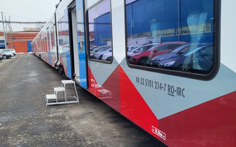 Noul tren electric care va lega Clujul de alte mari orașe din țară. Cum arată Alstom Coradia Stream în interior