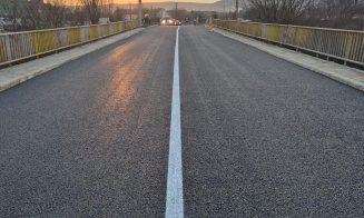 Lucrările la podul peste Someș din Sânnicoara sunt GATA. Primărița din Apahida: „Au fost finalizate în timp record”