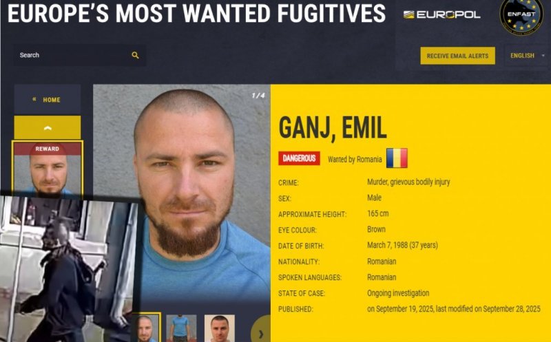 Descinderi în Covasna, după ce un cetățean a sunat la 112 și a spus că l-a văzut pe Emil Gânj. Criminalul din Mureș este căutat de 8 luni