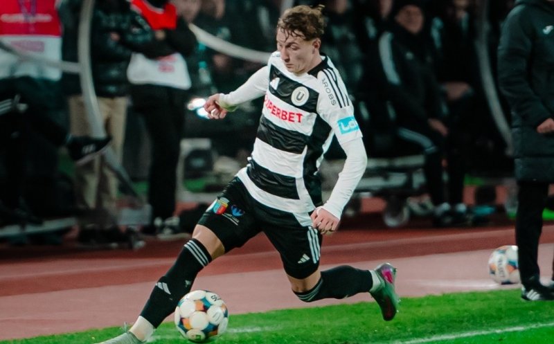 Chinteș, pregătit să îl înlocuiască pe Chipciu în defensiva Universității Cluj: "Vreau să ajut echipa, să aduc un plus"