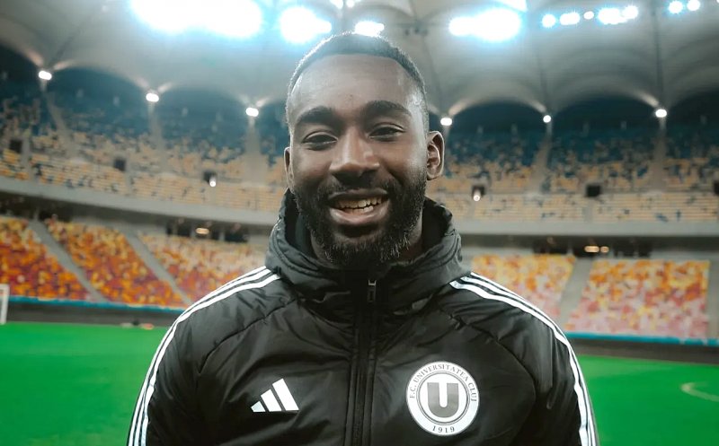 Macalou: ”Vreau un trofeu pentru «U» Cluj! Știu că suporterii acestui club îl merită. Dau totul pentru suporteri”