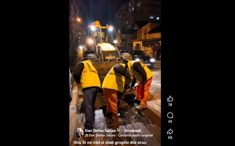 Se repară toate gropile apărute după iarnă pe străzile din Cluj-Napoca