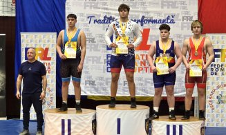 Clujenii au câștigat 3 medalii de aur la Campionatul Național U17 de Lupte Libere / Federația i-a desemnat pe tinerii clujeni să reprezinte România la Campionatul European