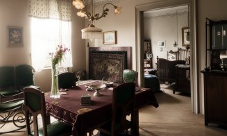 Interior de locuință din Cluj în perioada interbelică