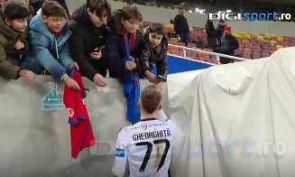 Cine este jucătorul de la ”U” Cluj care a semnat tricouri și fulare cu FCSB, după ”instrucția” Șepcilor Roșii cu campioana de pe Arena Națională