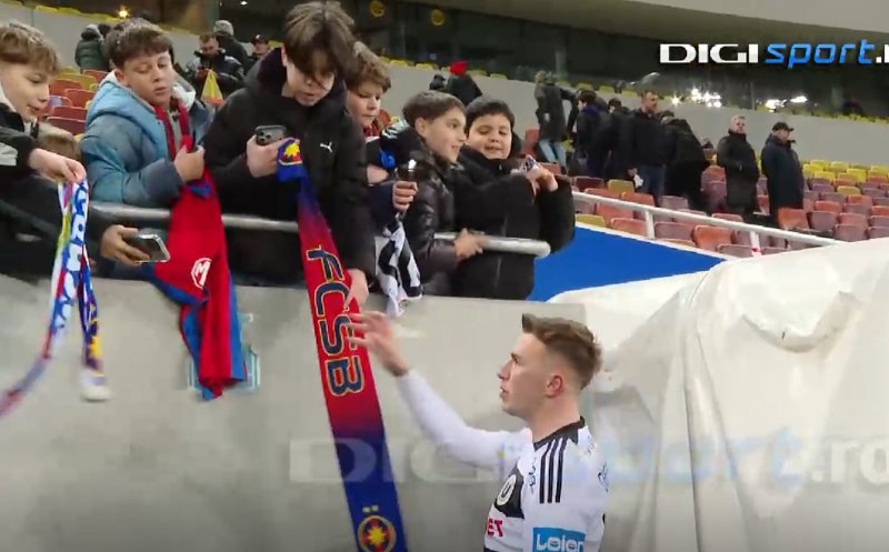 Un jucător de la ”U” Cluj a semnat tricouri și fulare cu FCSB, după ”instrucția” Șepcilor Roșii cu campioana pe Arena Națională