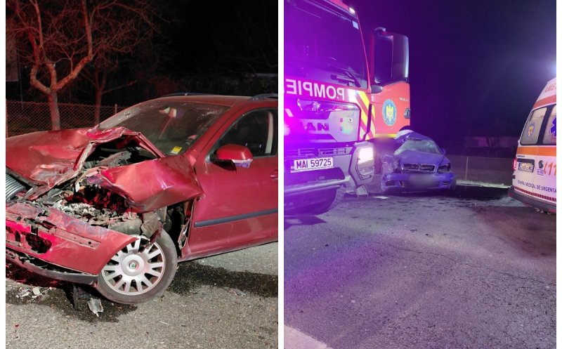 Accident GRAV în Cluj între două mașini și un TIR: o fetiță de 3 ani și un bărbat, în stop cardio-respirator. Trafic blocat