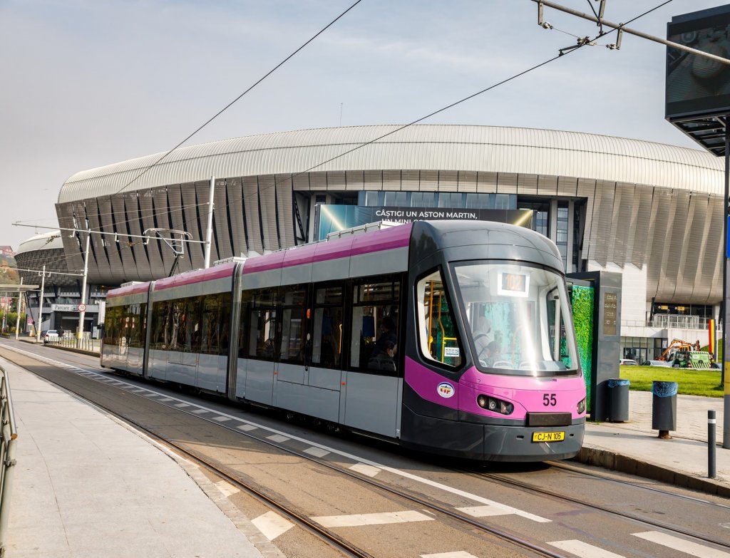 CTP Cluj: Circulația tramvaielor pe linia 102 se suspendă temporar. Pe linia 100A vor circula autobuze