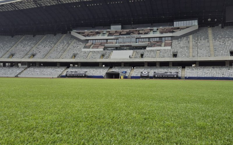 Alin Tișe explică soluția folosită la Cluj Arena pentru un gazon mai rezistent: „Vrem să asigurăm și independența energetică”