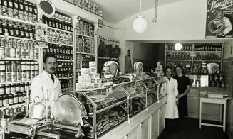 Vechiul Cluj - Magazin alimentar pe actualul Bulverdul 21 Decembrie 1989