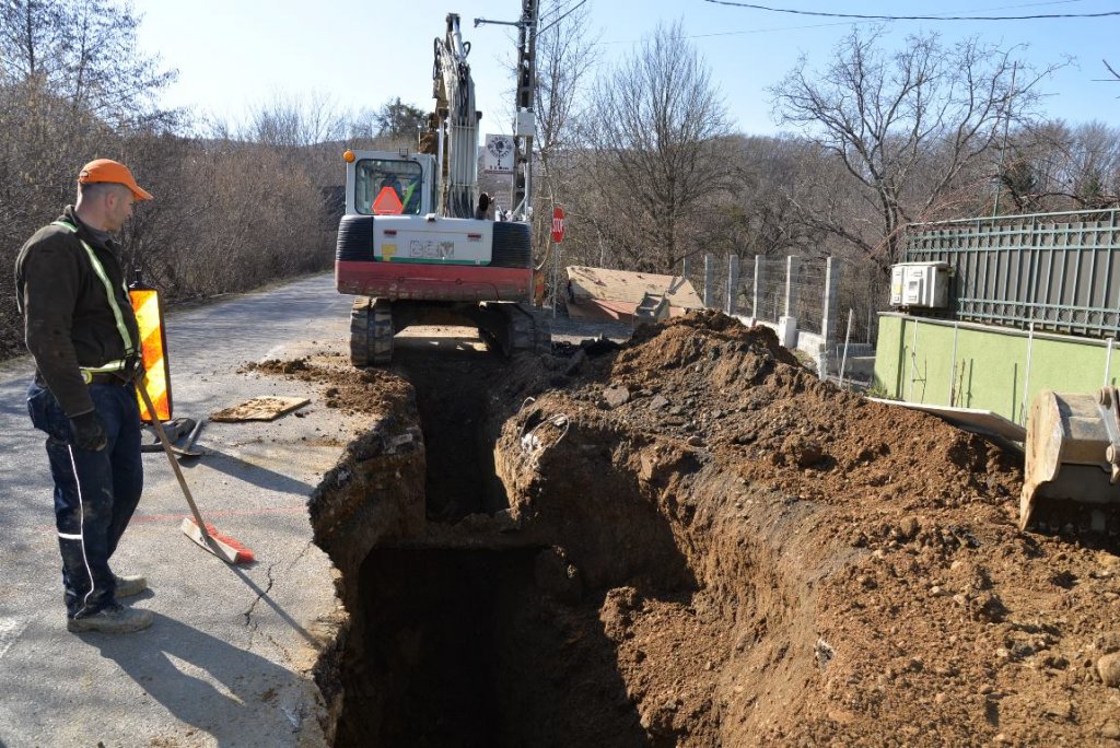 Canalizare nouă pe strada Făgetului din Cluj-Napoca. Când vor fi gata lucrările