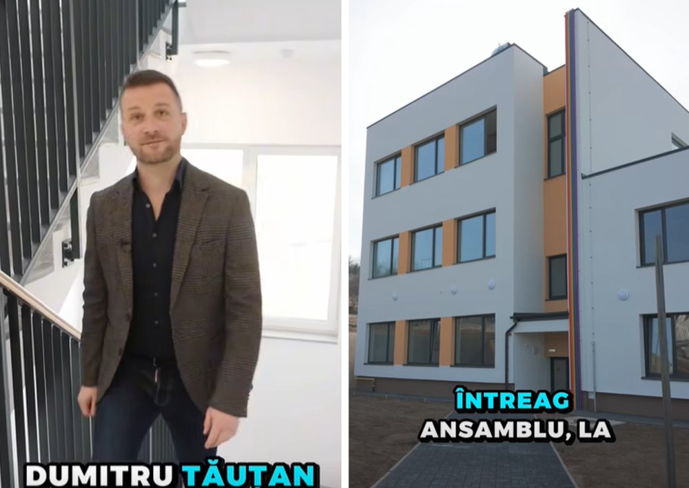 Primarul Floreștiului, la clădirea corpului modernizat din zona Liceului „Dumitru Tăuțan”. Aici vor învăța 9 clase noi