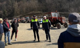 Razie de amploare în Cluj. Polițiștii au rămas uimiți când au tras pe dreapta un tractorist