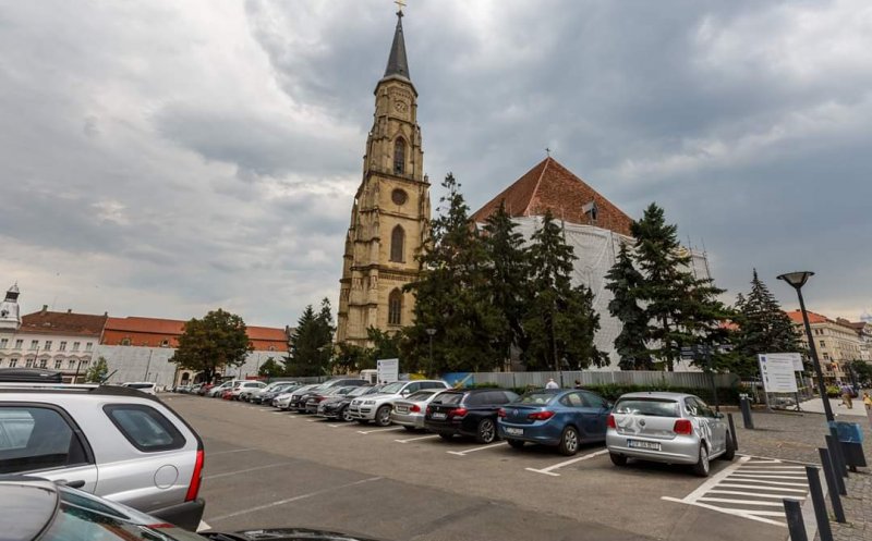Parcarea din Piața Unirii, ÎNCHISĂ pentru modernizare