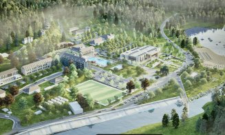 "Mamaia" de Cluj. Complex turistic cu piscine exterioare, spa, terenuri de sport și plajă privată