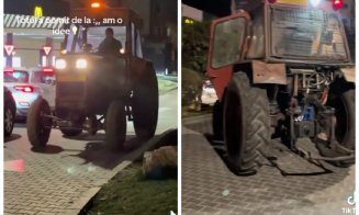 Tractor la coadă pentru un Big Mac. Un clujean a făcut senzație pe internet