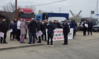 "Stop traficului greu și de tranzit în cartier!". Clujenii protestează din nou în Someșeni