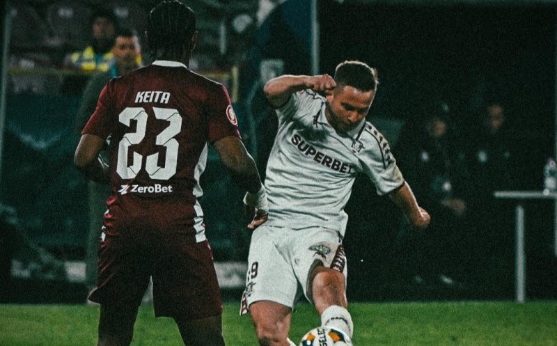 Spectacol în Gruia. CFR câștigă în fața Rapidului un meci cu patru șuturi în bară