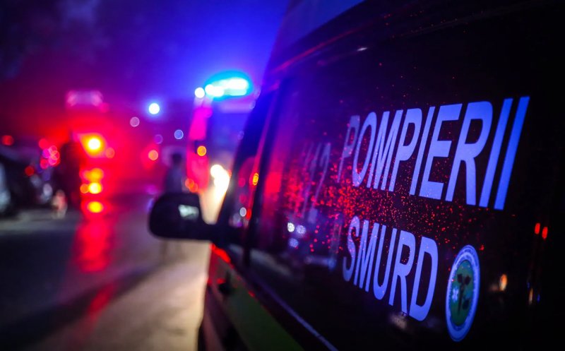 Accident teribil în Mărăști. O mașină s-a răsturnat pe podul de pe Aurel Vlaicu: "S-a făcut praf"