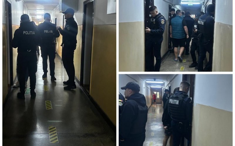 Razie cu scandal în căminele din Hașdeu. Studenții reclamă intrarea forțată a poliției: "Vorbim despre abuz în serviciu"