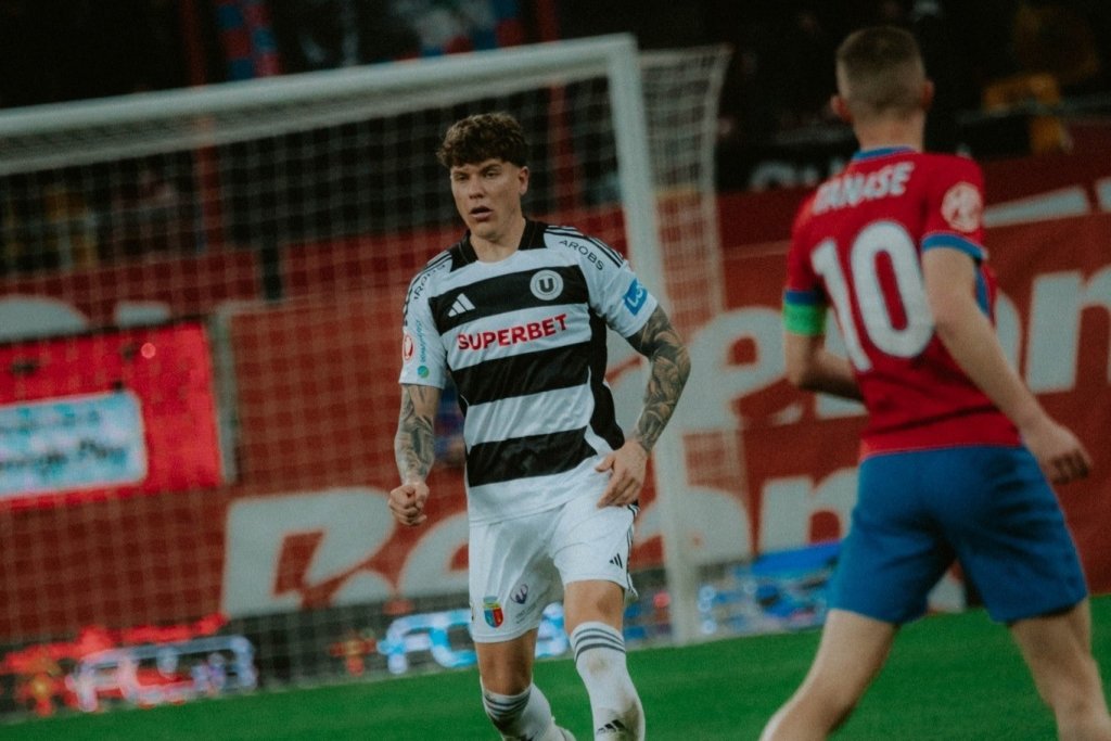 Andrei Coubiș și secretul fizicului său. Ce mănâncă și cum se pregătește fundașul Universității Cluj