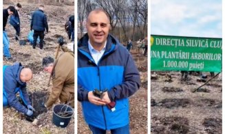 Forță civică pentru natură: mii de puieți plantați la Cluj. Viceprimarul Tarcea: “Extinderea spațiilor verzi, o direcție constantă”