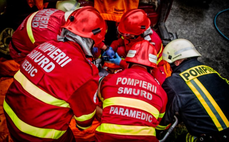 Bărbat din Cluj, în stare GRAVĂ după ce a căzut de pe o schelă