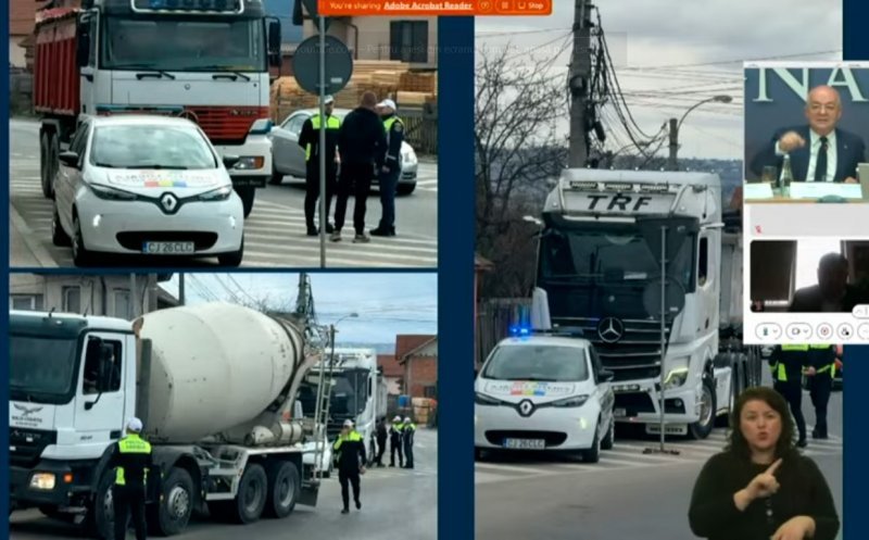 Se modernizează o stradă din Someșeni, până recent distrusă și de traficul greu. Poliția dă amenzi și ia carnete!