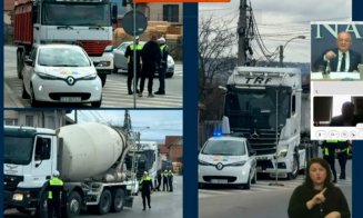 Se modernizează o stradă din Someșeni, până recent distrusă și de traficul greu. Poliția dă amenzi și ia carnete!