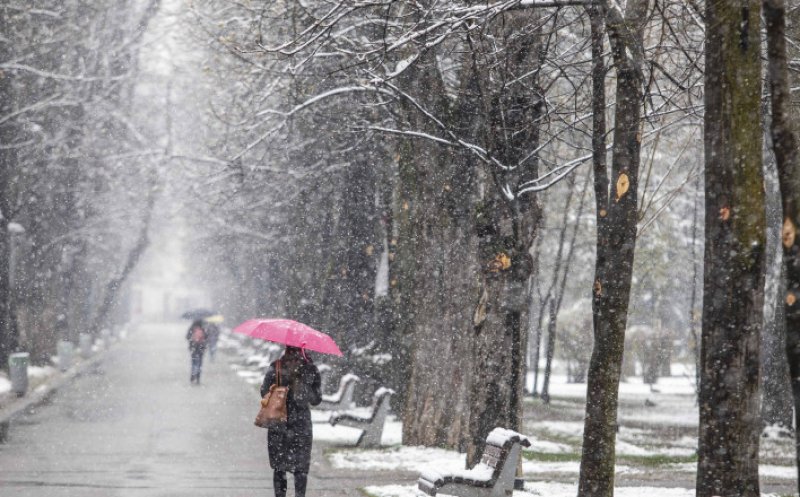 Cod galben de ploi şi, la munte, ninsori, cu depunerea unui strat de zăpadă consistent, şi viscol, în 20 de judeţe