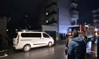 INCENDIU într-un bloc de locuințe: Și-a dat foc la apartament cu o țigară