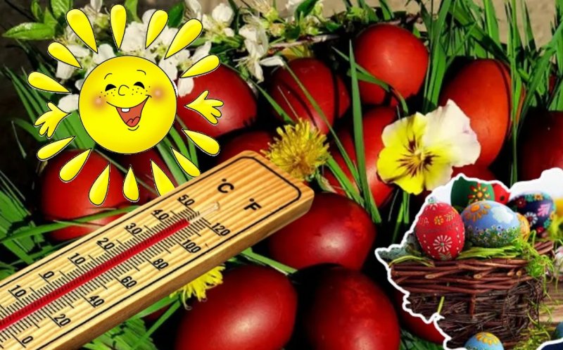 Vești bune pentru Paștele catolic și ortodox: Temperaturi mai mari decât cele normale