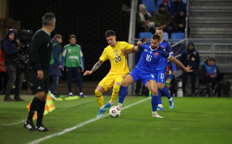 Deznodământ previzibil. România a fost învinsă și de Slovacia, într-un meci amical