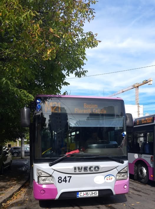 Autobuzele de pe linia M21 vor circula timp de trei zile pe traseu deviat