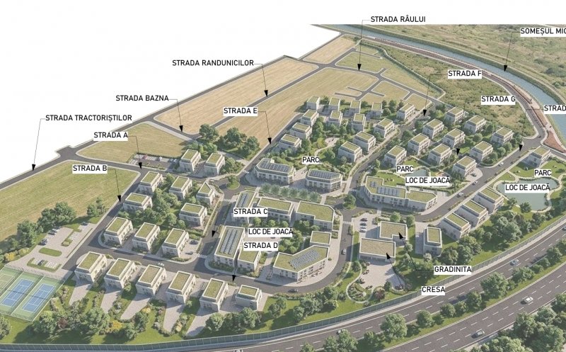 Moș Pic ridică un "Mini-carier'' nou în Cluj-Napoca: blocuri, spații comerciale, creșă, grădiniță, parc și zonă sportivă