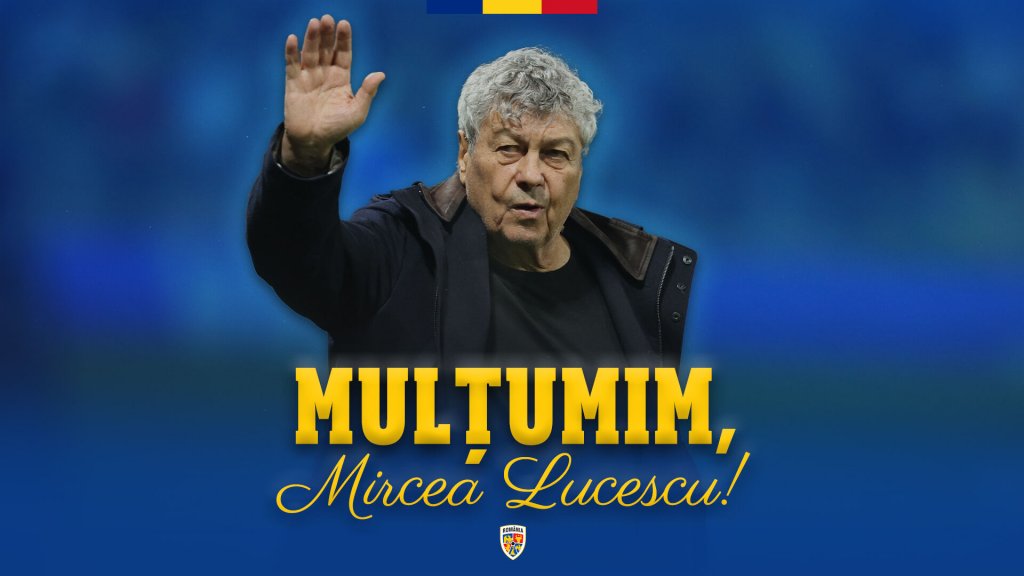 Anunț oficial. Mircea Lucescu nu mai este selecționerul echipei naționale a României