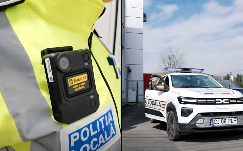 Grijă mare la interacțiunea cu polițiștii locali din Florești. Au fost dotați cu ”body-cam”-uri / Cetățenii: ”Acum măcar o să se vadă dacă chiar lucrează pe bune”