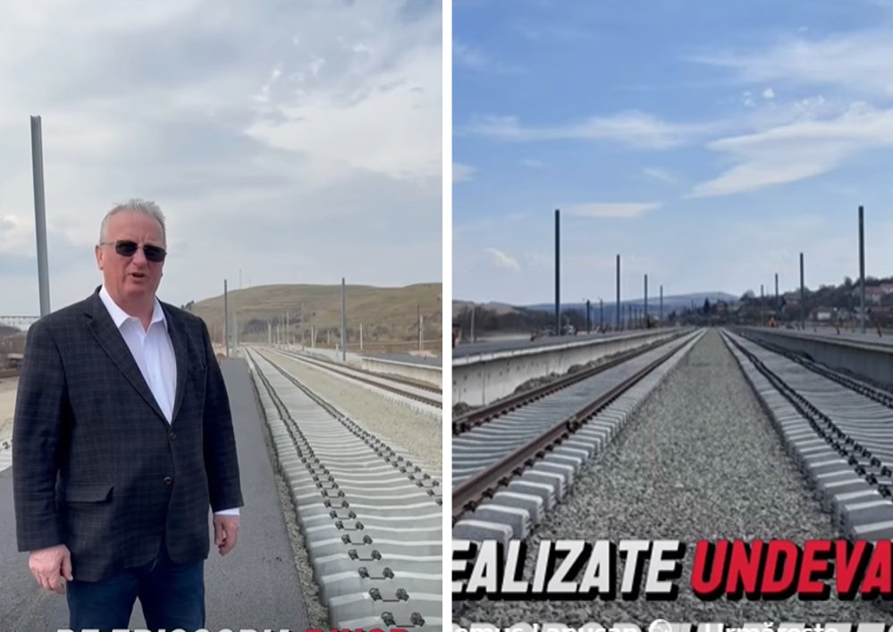 Remus Lăpușan, pe șantierul căii ferate Cluj – Episcopia Bihor: „Una dintre cele mai importante investiții feroviare din regiune”